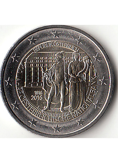 2016 - 2 Euro AUSTRIA Banca Nazionale Austriaca Fdc